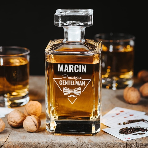 Karafka na whisky z grawerem dla niego