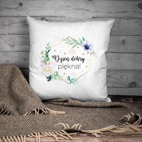 Poduszka z nadrukiem dla niej