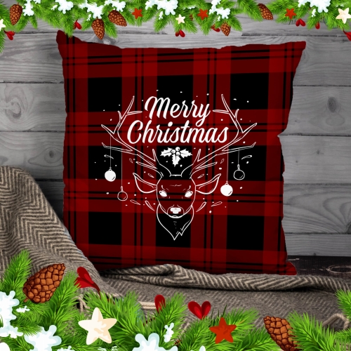 Poduszka świąteczna z nadrukiem