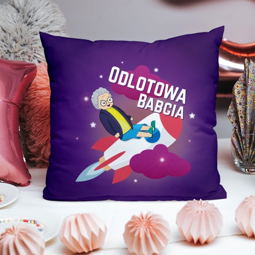 Poduszka z nadrukiem dla babci