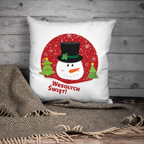 Poduszka świąteczna z nadrukiem