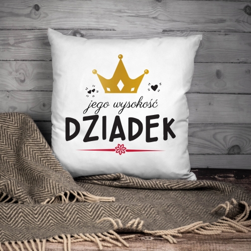 Poduszka dla dziadka z nadrukiem
