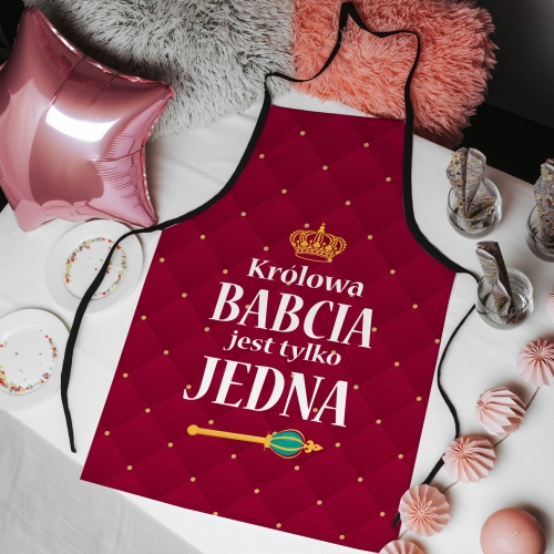 Fartuch dla babci z nadrukiem