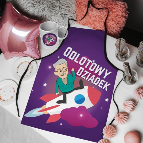 Fartuch i kubek dla dziadka z nadrukiem