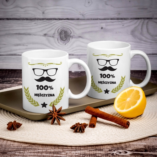Kubek Dla Chłopaka 100% Mężczyzna