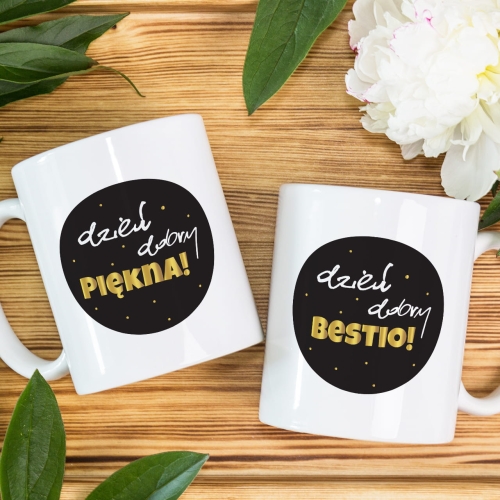 Kubki dla Par Dzień Dobry Piękna Dzień Dobry Bestio