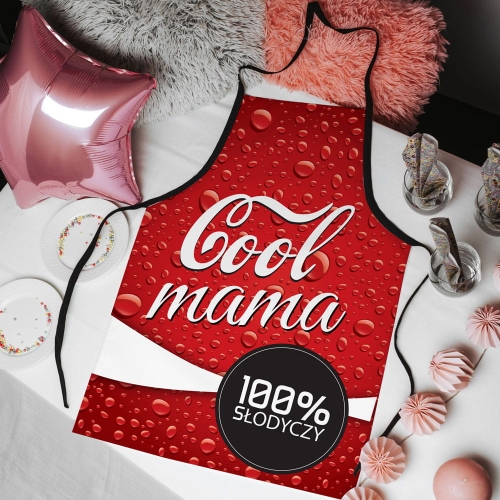 Fartuch kuchenny z nadrukiem dla mamy