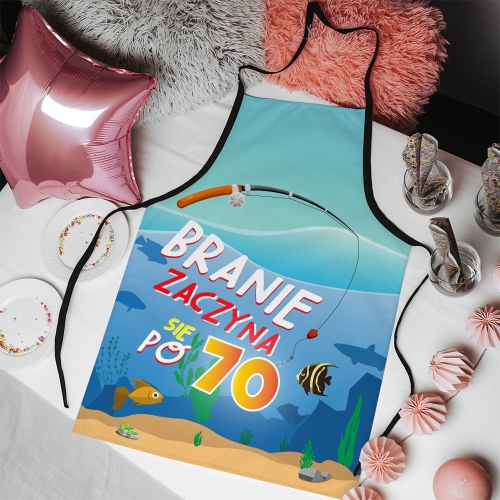 Fartuch kuchenny z nadrukiem na urodziny