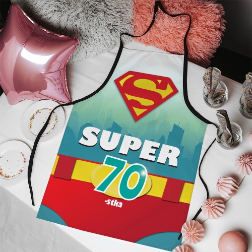 Fartuch kuchenny z nadrukiem na urodziny