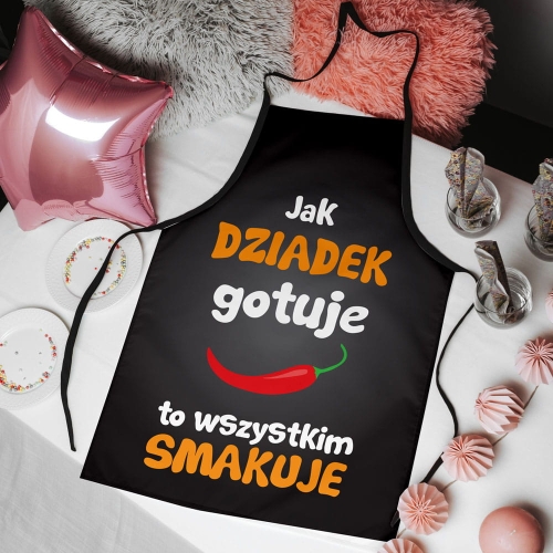 Fartuch z nadrukiem dla dziadka