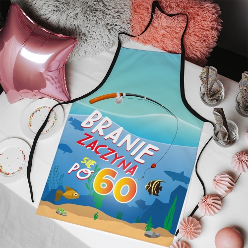 Fartuch kuchenny z nadrukiem na urodziny