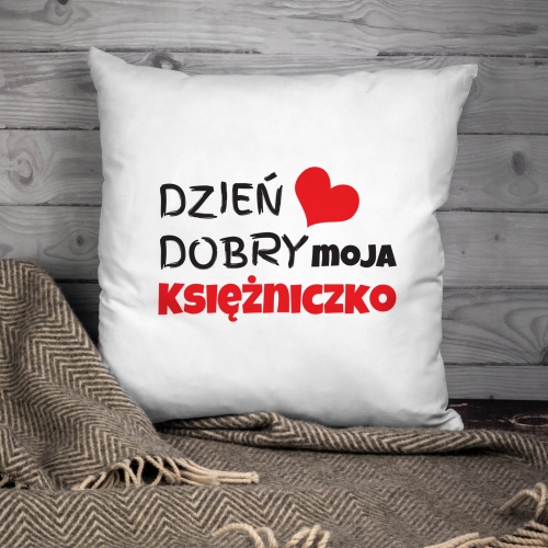 Poduszka z nadrukiem dla dziewczyny