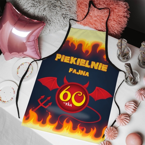 Fartuch kuchenny z nadrukiem na urodziny