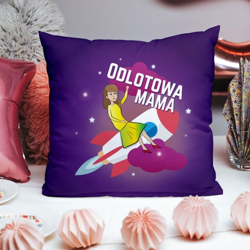 Poduszka z nadrukiem dla mamy