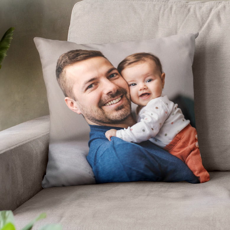 Poduszka dla Taty - Fotopoduszka - Poduszka Z Twoim Zdjęciem na Dzień Ojca