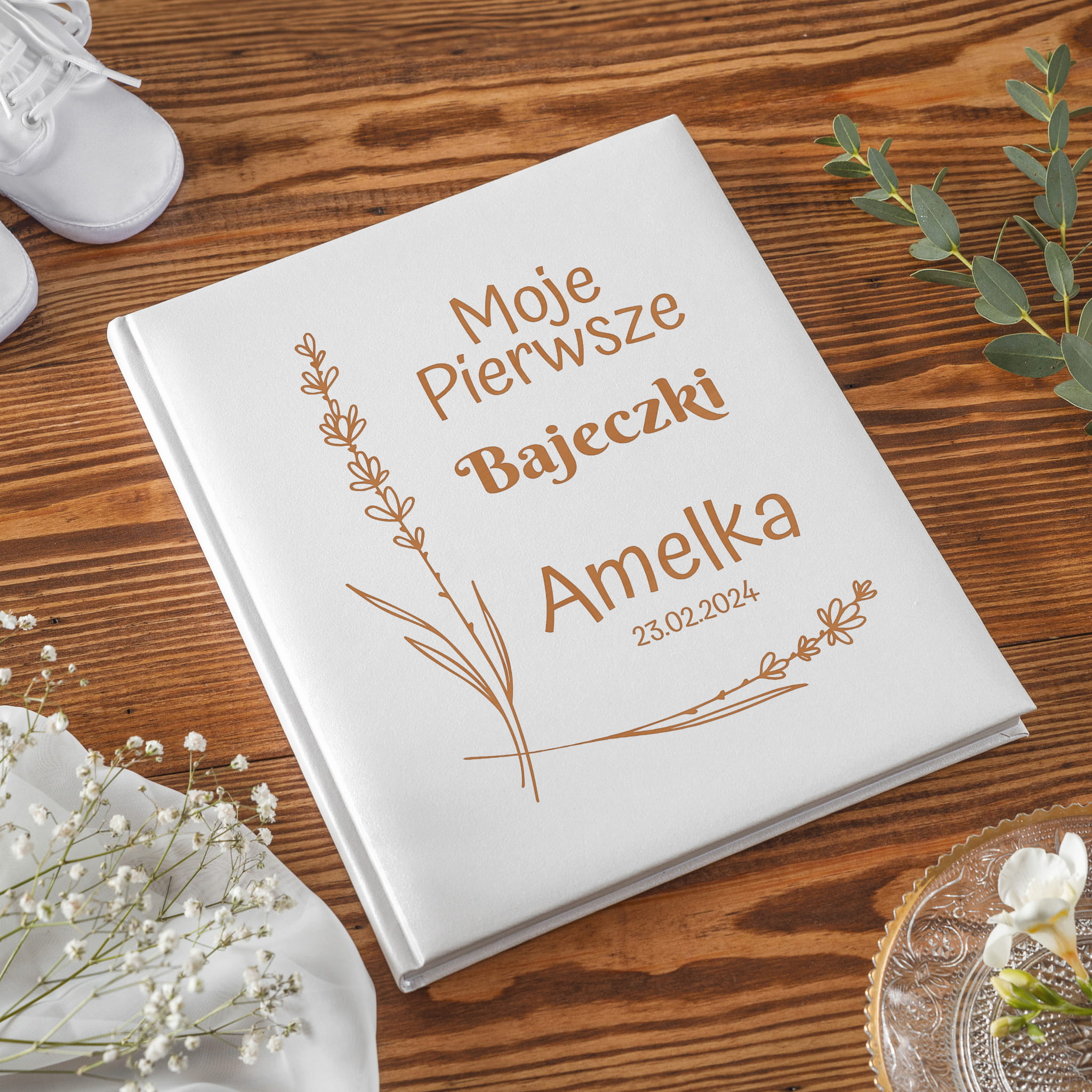 Baśnie Prezent Na Narodziny - Pamiątka Dla Dziecka z Bajkami - Pierwsze Bajeczki Kwiatuszki