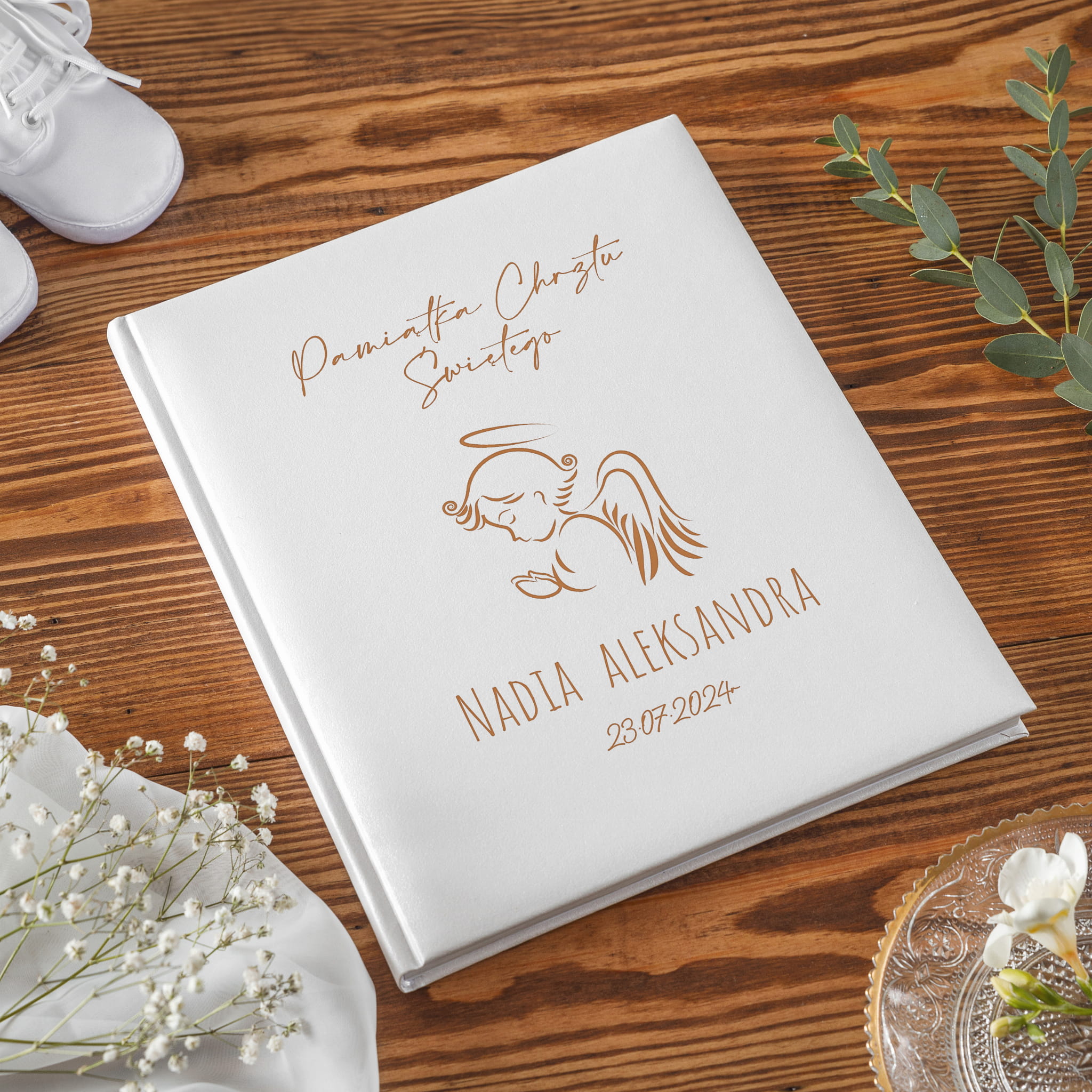 Baśnie Prezent na Chrzest Święty - Pamiątka Na Chrzciny Pierwsze Bajeczki Książeczka - Aniołki