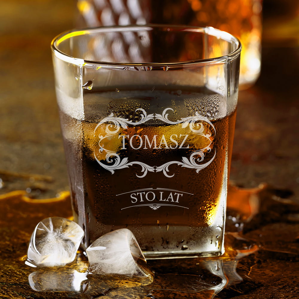 Szklanka do Whisky z Grawerem - Prezent dla Chemika