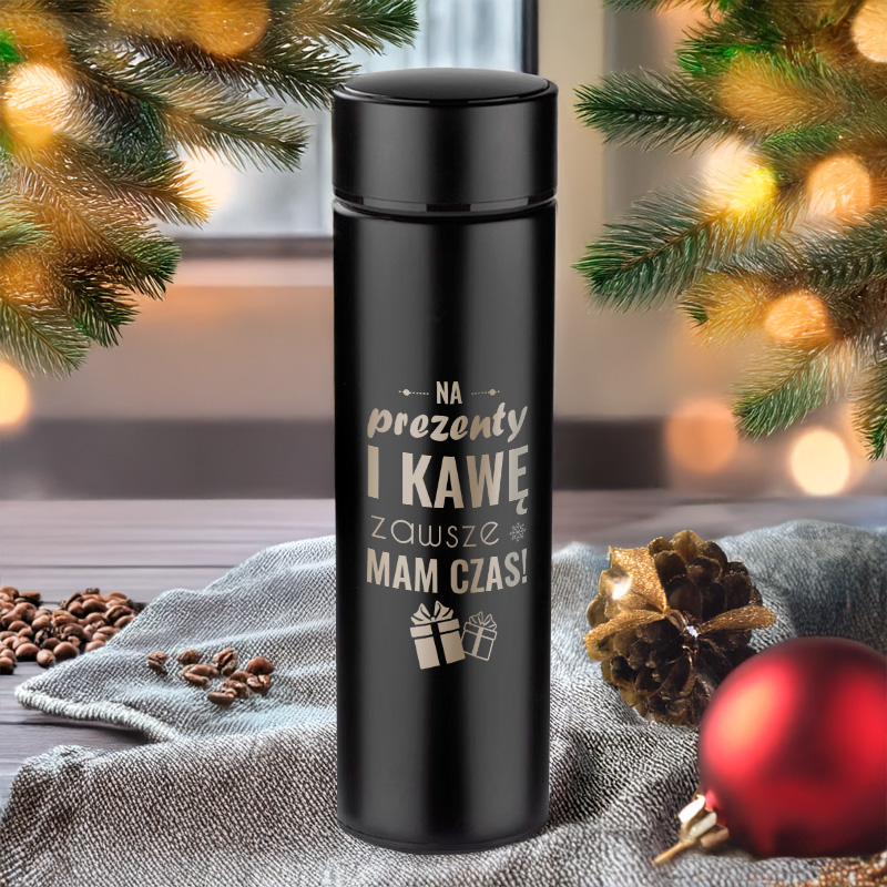 Kubek Termiczny LED z Grawerem na Święta - Prezent Na Święta - Na Prezenty I Kawe