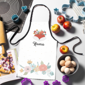 Fartuszek dziecięcy z nadrukiem, prezent dla 10latki