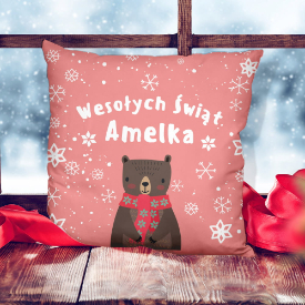 Poduszka z nadrukiem, prezent dla 10latki