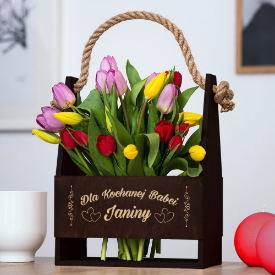 Nosidło na kwiaty dla babci