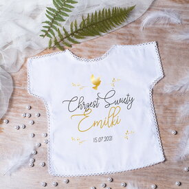 Szatka do chrztu z nadrukiem