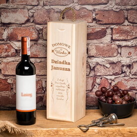 Pomysł na prezent: skrzynka na wino dla dziadka