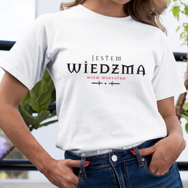 Koszulka z nadrukiem prezent dla dziewczyny