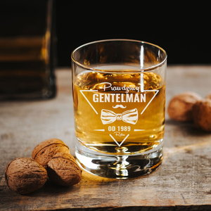 Grawerowana szklanka do whisky