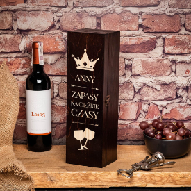 Skrzynka na wino dla kolegi z pracy