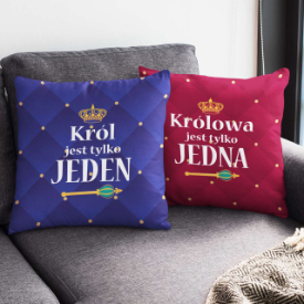 Poduszki z nadrukiem dla par