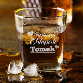 Szklanka z grawerem, prezent dla szwagra