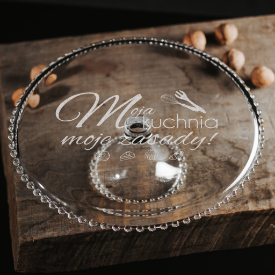 patera z grawerem, prezent dla teściowej