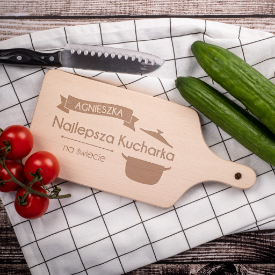deska do krojenia z grawerem, prezent dla teściowej