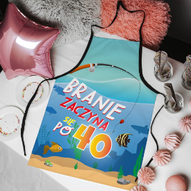 Śmieszny fartuch z nadrukiem